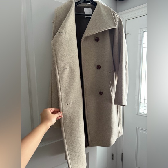 Mango Maxi Lapel Wool Coat - Picture 7 of 9